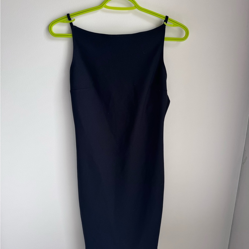 Abercrombie & Fitch Black Spaghetti Strap Sheath Dress